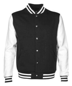 Detroit Become Human Black And White Bomber Jacket