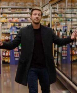 Luke Bracey Holidate 2020 Grey Coat