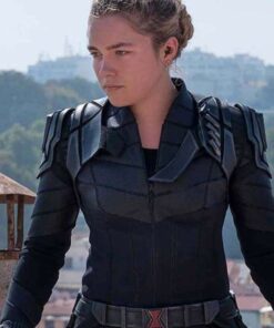 Yelena Belova Black Widow 2021 Leather Jacket