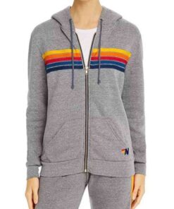 Fate The Winx Saga Bloom Rainbow Striped Hoodie