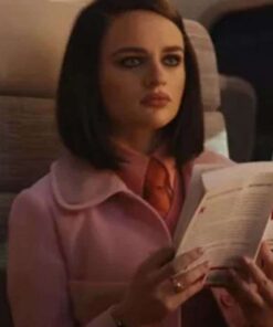 Bullet Train Joey King Pink Coat