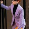 Inventing Anna 2021 Julia Garner Purple Blazer