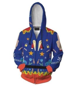 Birds Of Prey Harley Quinn Blue Hoodie