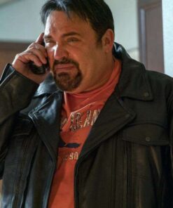 Alternative view of The Thing About Pam Russ Faria Black Leather Jacket