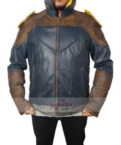 Mens Zane Borderlands Leather Green Jacket