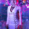 Cyberpunk 2077 Night City Neon Girl Coat