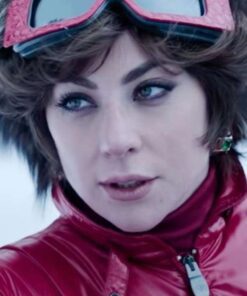 Alternative view of House Of Gucci Lady Gaga Maroon Jacket