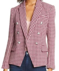 Zoeys Extraordinary Playlist Zoey Clarke Houndstooth Blazer
