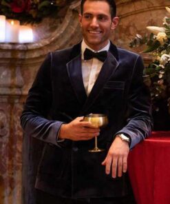 12 Dates of Christmas S02 Garrett Marcantel Velvet Blazer