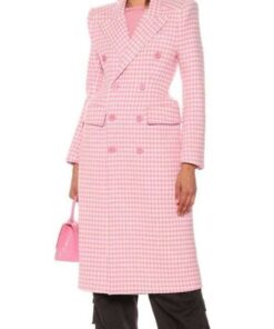 Younger Season4 Kelsey Peters Pink Checkered Coat