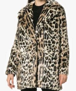 Younger S06 Lauren Heller Fur Print Coat