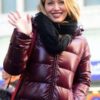 Younger Hilary Duff Puffer Hooded Jacket