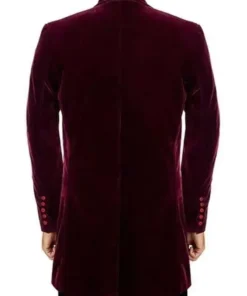 12th Doctor Who Velvet Maroon Coa back pose