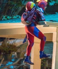 Alternative view of Ms. Marvel 2022 Kamala Khan Leather Jacket