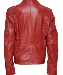 Alternative view of Stylish Women Red Leather Jacket