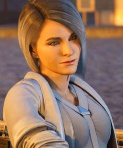 Alternative view of Spider-Man PS4 Silver Sable Coat