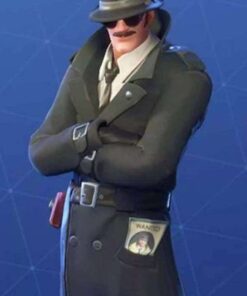 Alternative view of Fortnite Noir Skin Wool Coat