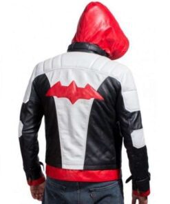 Alternative view of Batman Arkham Red Hood Leather Jacket