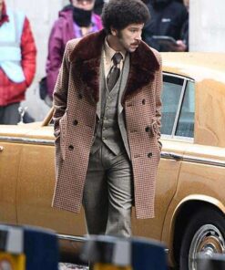 Cruella 2021 Joel Fry Coat With Red Fur Collar