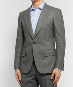 Kingsman Grey Wool Blazer