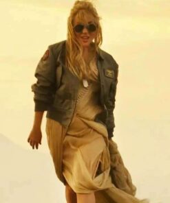 Alternative view of Lady Gaga Top Gun 2 Jacket