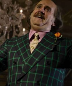 House Of Gucci Jared Leto Check Blazer