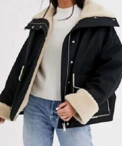 Holidate 2020 Sloane Jacket With Shearling Trim