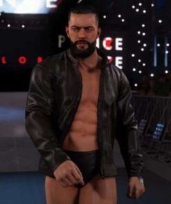WWE 2K22 Finn Bálor Leather Jacket