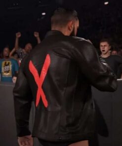 Alternative view of WWE 2K22 Finn Bálor Leather Jacket