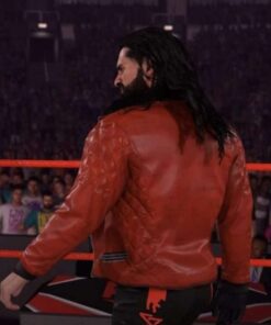 Alternative view of WWE 2K22 Seth Rollins Leather Jacket