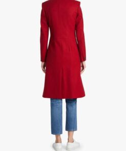 Alternative view of Michelle Pfeiffer French Exit Red Trench Coat
