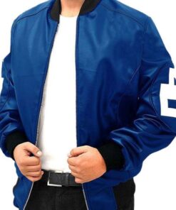 Alternative view of 8 Ball Bomber Blue Jacket