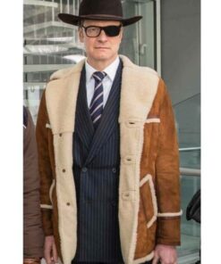 Kingsman Harry Hart Fur Jacket