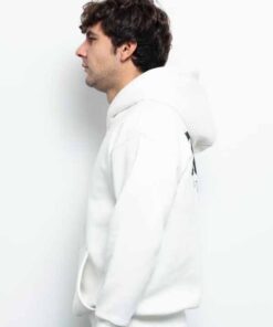 New Fashion White Hoodie With Rose