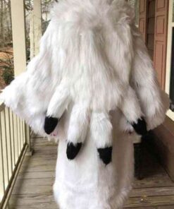 Alternative view of Once Upon a Time Cruella Deville White Fur Coat