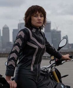 The Courier Olga Kurylenko Biker Jacket