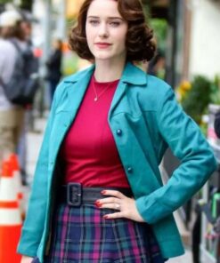 Rachel Brosnahan The Marvelous Mrs. Maisel Blue Jacket