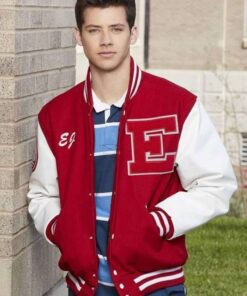 High School Musical - EJ Red Letterman Bomber Jacket