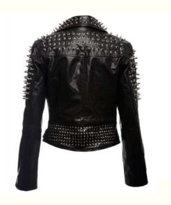 Alternative view of Black Spikes Studded Punk Jacket