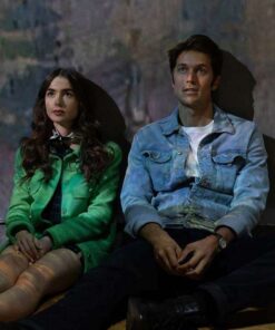 Alternative view of Emily In Paris Gabriel Blue Denim Jacket