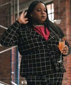 Zoey’s Extraordinary Playlist Mo Black Checked Suit