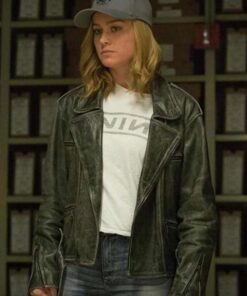 Captain Marvel Carol Danvers Biker Jacket