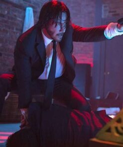 Alternative view of John Wick Keanu Reeves 2 Black Suit