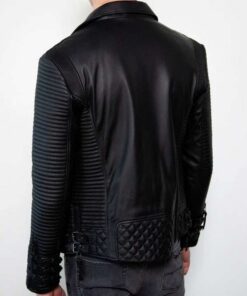 Mens Hawthorne Moto Black Jacket