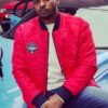 Bulletproof Aaron Bishop Red Bomber Jacket