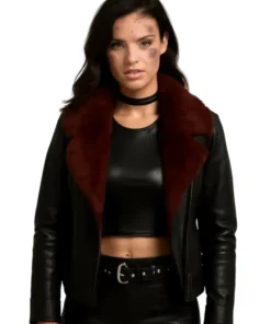 Acceleration Natalie Burn Leather Jacket
