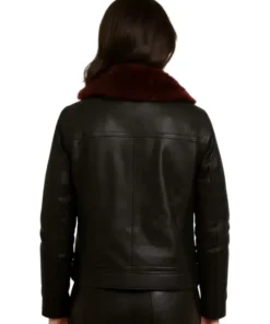 Acceleration Natalie Burn Leather Jacket