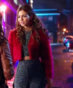 Afterlife of the Party Victoria Justice Jacket back