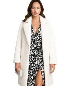 Alessandra Ambrosio Shearling Coat