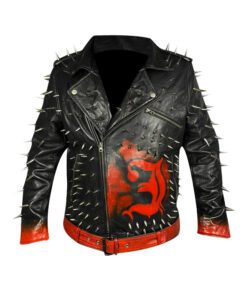 All Elite Wrestling Chris Jericho Jacket With Spikes 